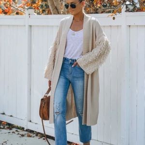 Vici Dolls | Shag Sleeve Cardigan | xs/s